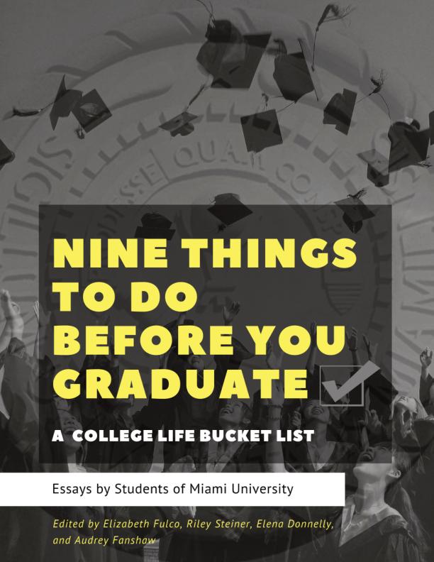 Nine Things to Do Before You Graduate